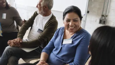 Diabetes Prevention Program people having discussion