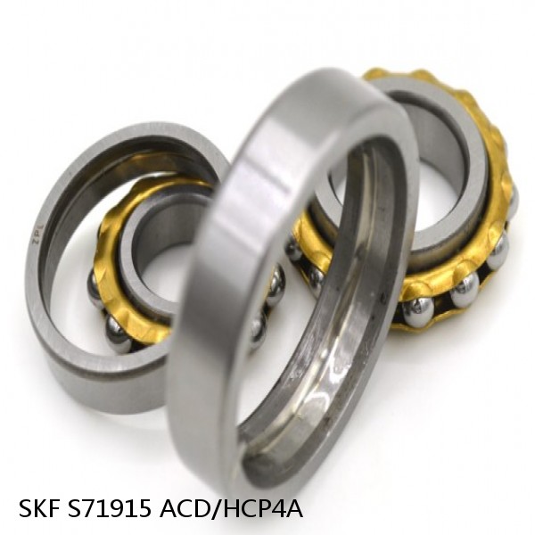 S71915 ACD/HCP4A SKF High Speed Angular Contact Ball Bearings