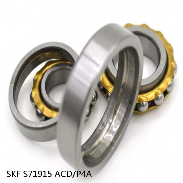 S71915 ACD/P4A SKF High Speed Angular Contact Ball Bearings